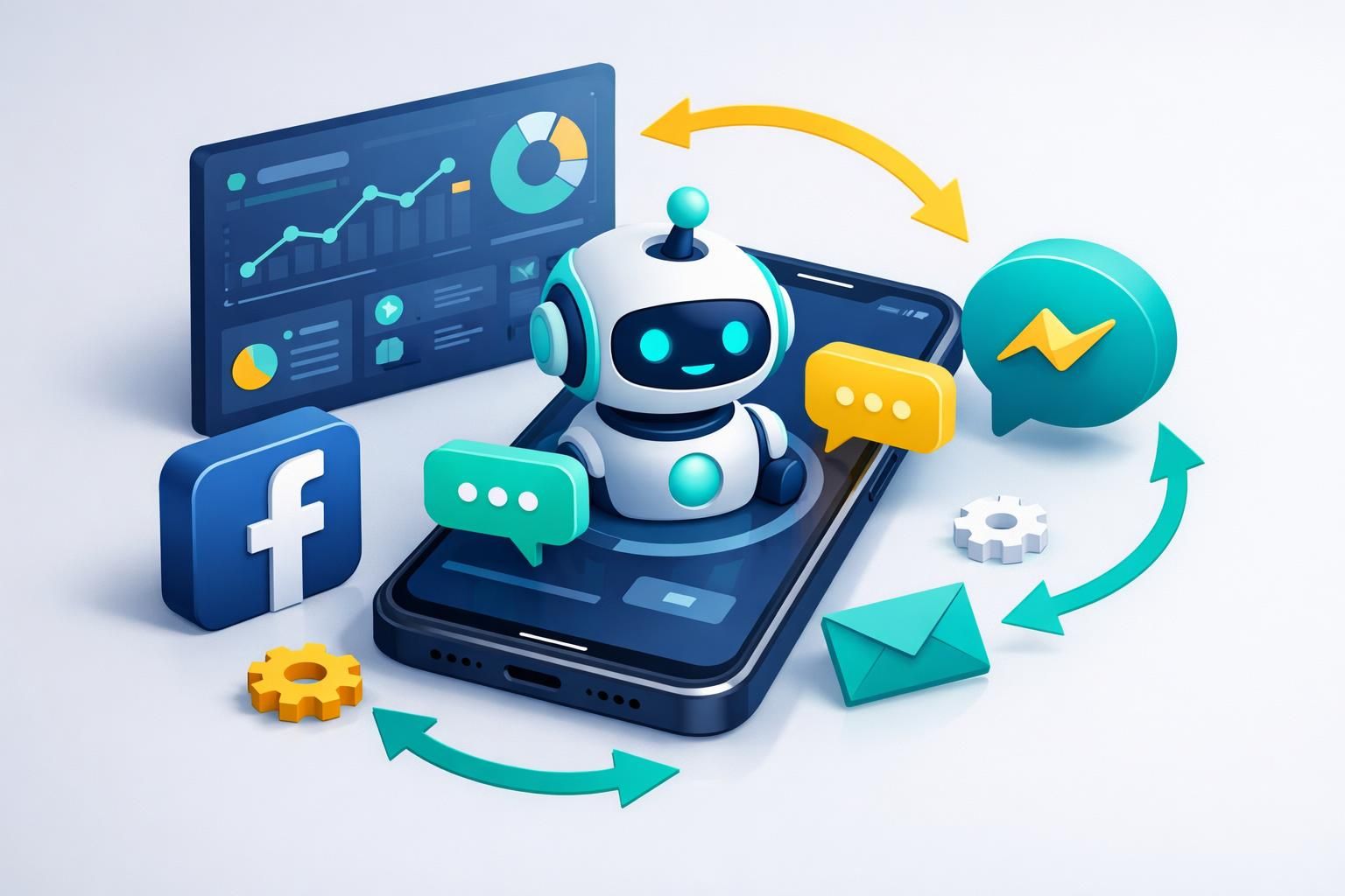 apprenez à créer un chatbot messenger avec notre tutoriel complet pour facebook bot 2026. guide étape par étape pour automatiser vos conversations et améliorer l'engagement.